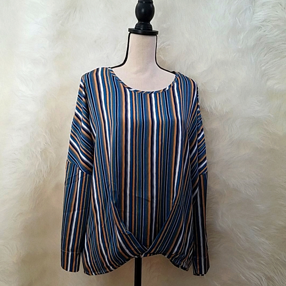 BEAUTIFUL GEM COLORED BLOUSE